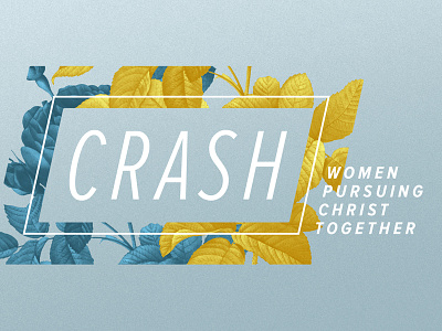 Crash Lighter Color Scheme bible study branding church clipping floral flowers mask trendy women