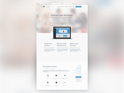 EF Class Website WIP ef ef class minimal typography ui ux web