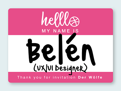 Helllo Dribbble! debut dribbbler first hello invite player shot thank you