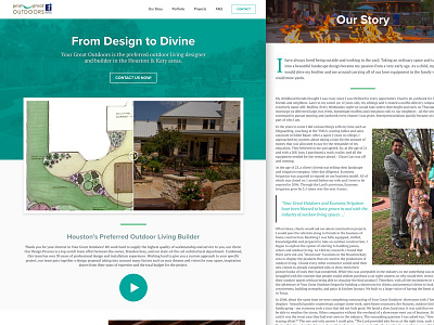 Your Great Outdoors cloudcannon jekyll outdoor living patios sass ui web design