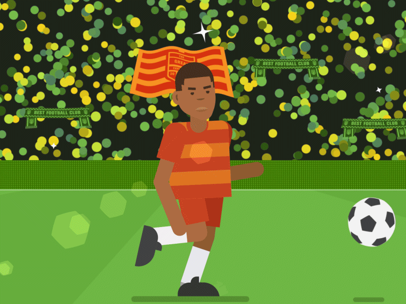 Football Running by Guilherme Gomes on Dribbble