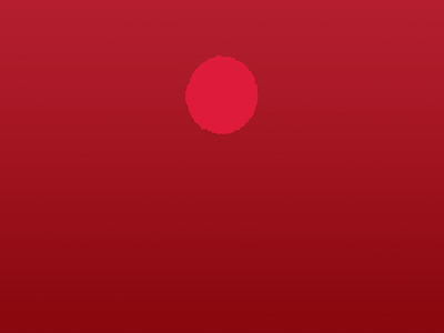 Desert daily design desert gradient hot red sun