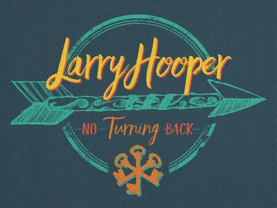 Larry Hooper - No Turning Back - Album Packaging album artwork illustration music packaging design