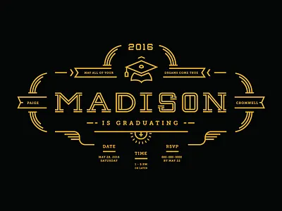 Lil' Sis is Grown badge blackandyellow design family graduation illustration print type