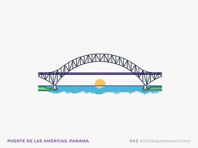 002 - #100daysofsmallicons building icon illustration landmark panama panama city travel vector world