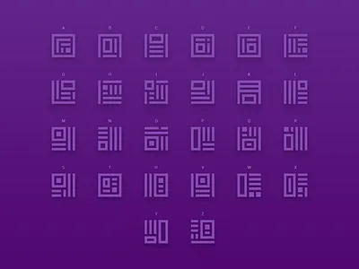 Alphabet alphabet code typography