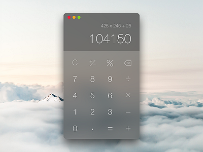 Daily UI #004 - Calculator calculator challenge daily ui ui