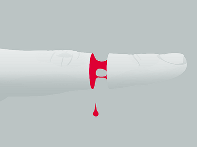 Finger blood finger gradient human photoshop