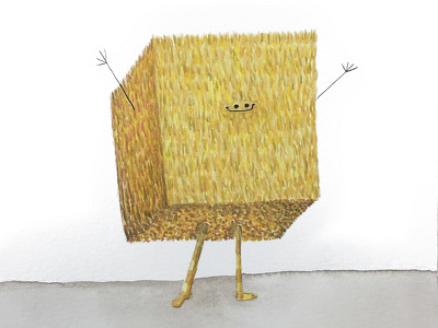 Poofy Furcube poofy watercolor