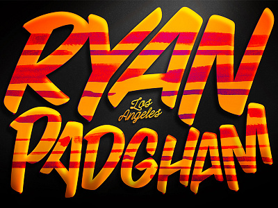 Personal Website - Ryan Padgahm angeles design los padgham portfolio ryan typography