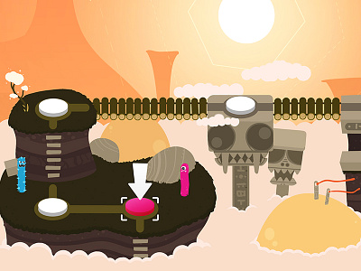 Joggernauts Worldmap background environment game game art game dev illustration indie dev map video game