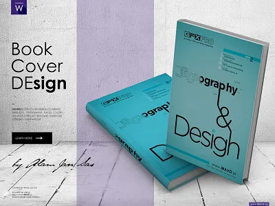 Project Cover Book by Adam Jan Sas book cover design fashion graphic success trend typography wavo win