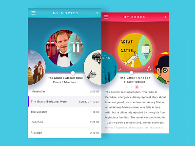 Sphere ◉ - Media Screen app berlin branding design designer graphic interface ios player reader ui ux