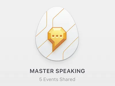 Master Speaking Icon app bubble gemini2 icon icons illustration macpaw