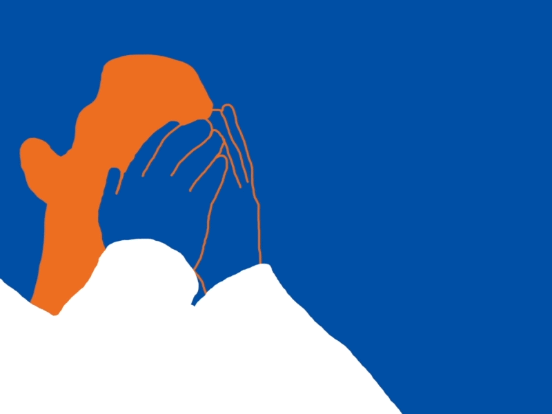 Back to work after a long weekend in Prague... after effects animation faces gif hands illustration loop negative space painting photoshop roto sad