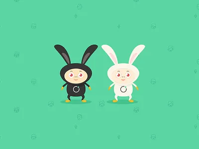 Rabbit Man character illustration rabbit