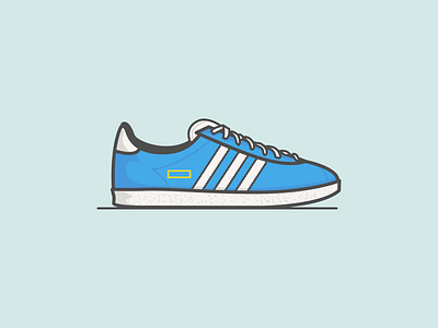 Gazelle adidas gazelle icon illustration shoe