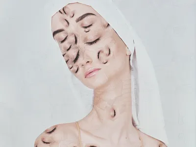 Cult Magazine with Alex Hutchinson 3 collage cult magazine eyes illustration model paper