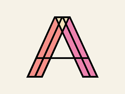 A a design letters type typography