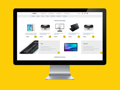 Shop computer design interface shop ui ux web web design website