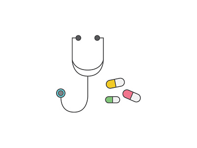 Medicine cats icon illustration medicine pills vet web