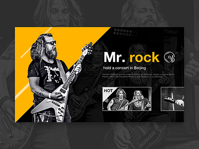 Day 28 - Rock band 100 card clean cool dailyui delete edit flat for player use