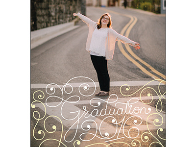 My Graduation Announcements 2016 grads college graduation graduation 2016 graduation announcements graphic designer hand drawn lettering hand lettering lettering