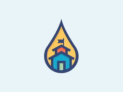 Fueling Education blue branding education gasoline identity liquid logo school yellow