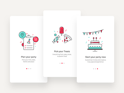 Onboarding app design illustration mobile onboarding outline