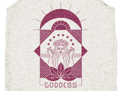 Goddess Tank goddess lotus tank tank top lotus flower third eye sun workshop yoga