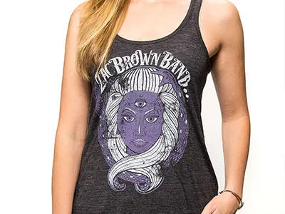 Siren band merch mermaid music screen print shirt siren tank zac brown band
