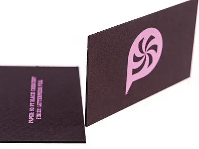 Black Letterpress Business Cards black business cards card letterpress print thick