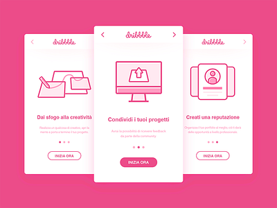 Onboarding. 023 daily ui dribbble interface onboarding pink ui ui design ux