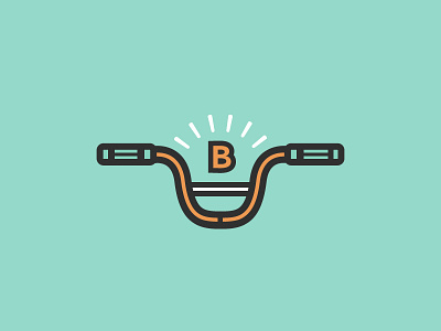 BMM - Bike Shop Branding b bike bike shop bikes handlebars icon illustration tires wheel