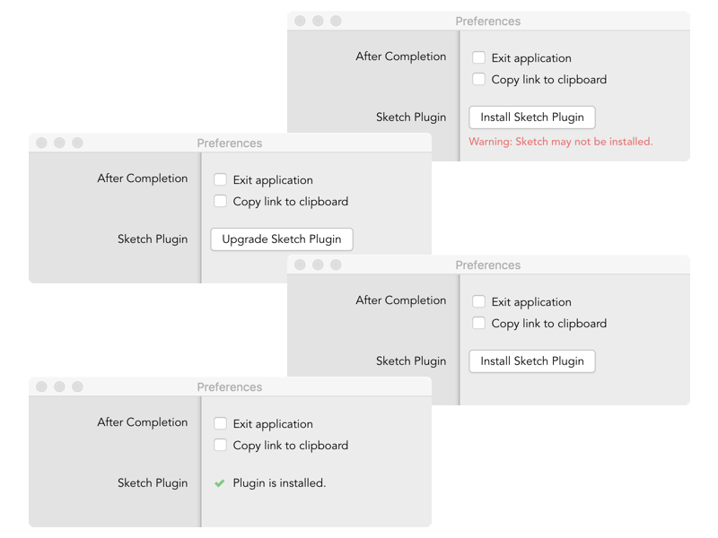 Bundled Sketch Plugin api application dribbble fadeaway plugin preferences sketch