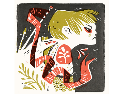 Texture And Color Play banner experiment illustration knight play warrior