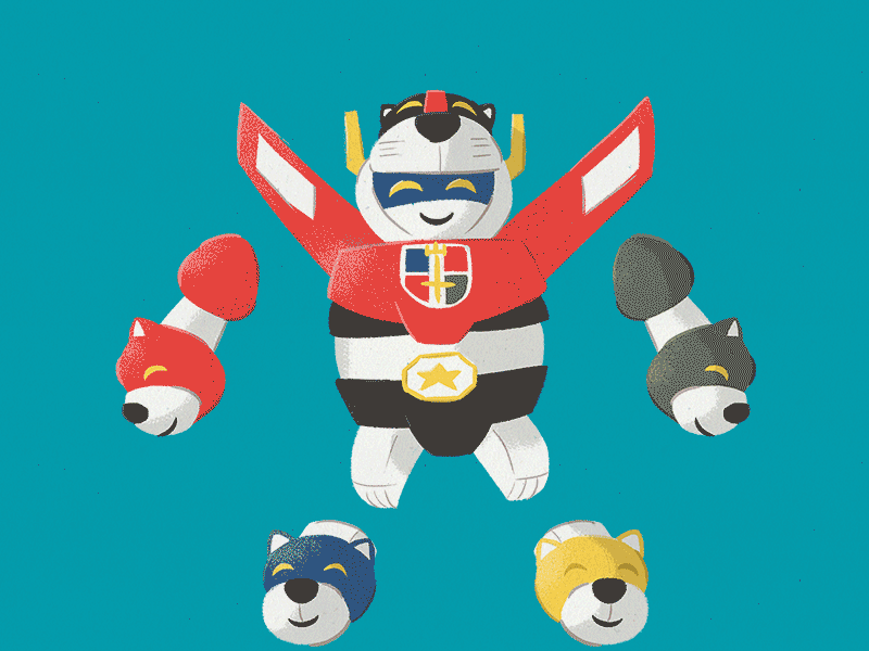 Voltron Assemble animation assemble cartoon character gif illustration sketch voltron