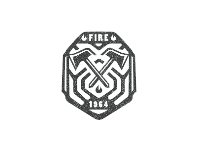 Fire badge belcdesig belcu design fireman logo