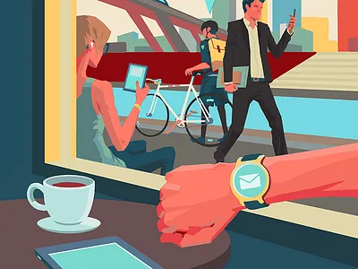 smart_city city editorial illustration longiy smart