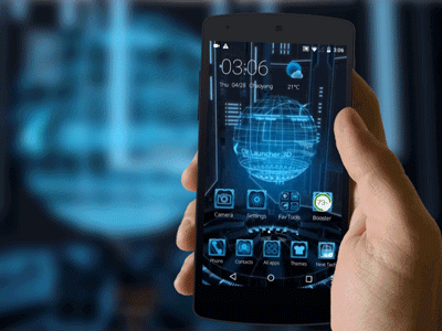 CM Launcher Next Technology Live Theme 3d android cm gif launcher live next technology theme