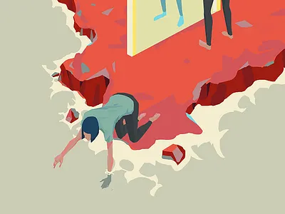 searching_for_me editorial illustration limits longiy mind searching who