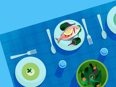 Google Goals | Dinner app dinner google google calendar illustration