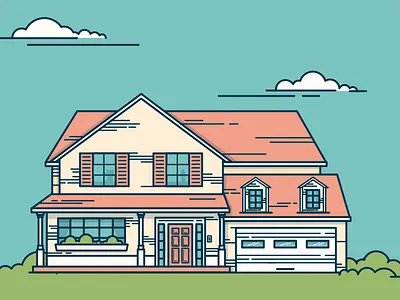 š  house illustration