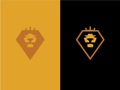 Lion WIP 4 animal cat crown icon king lion logo