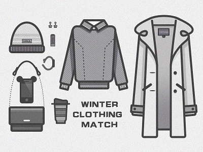 Winter clothing match