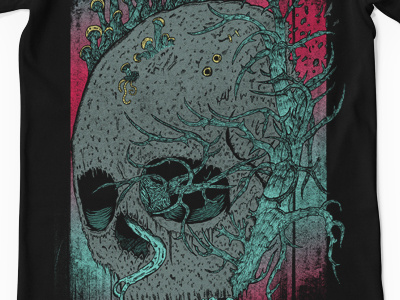 Skull Tree design merch roots skull tree