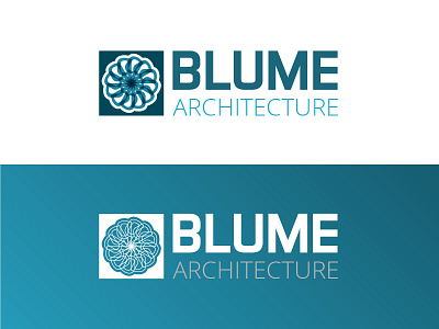 Blume Architecture Logo V3 architecture bloom branding logo