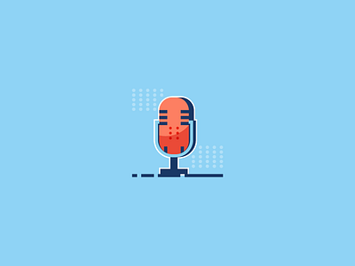 Mic Check design icon illustration mic music radio