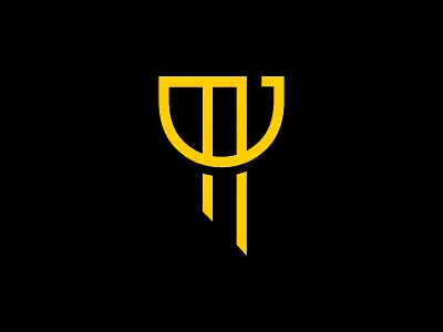 Dual Force design df gold logo logo design monogram music simple simplicity