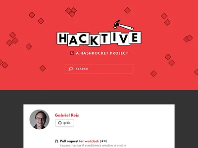 Hacktive cards diamonds geometric geometry hammer layout logo profile